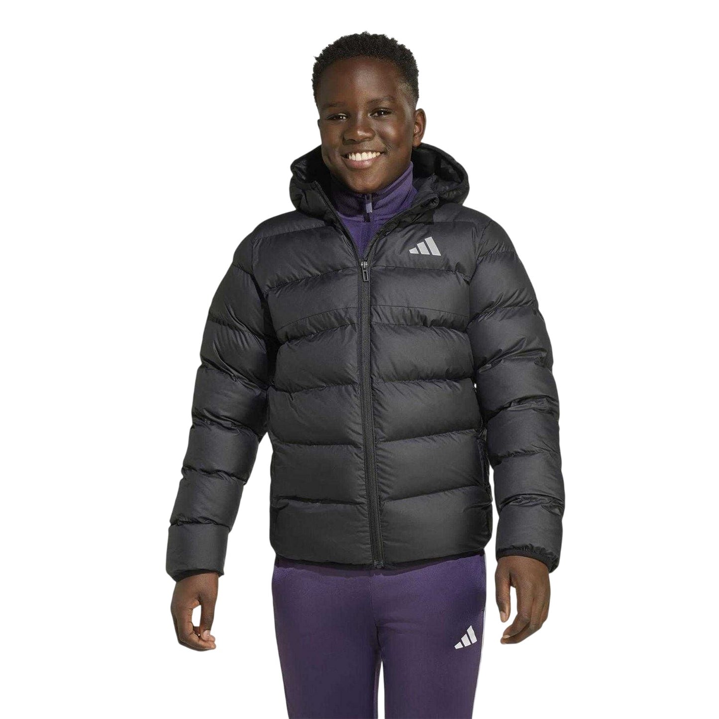 Triple Black - Lifestyle - Adidas Childrens-Kids Climawarm Puffer Jacket