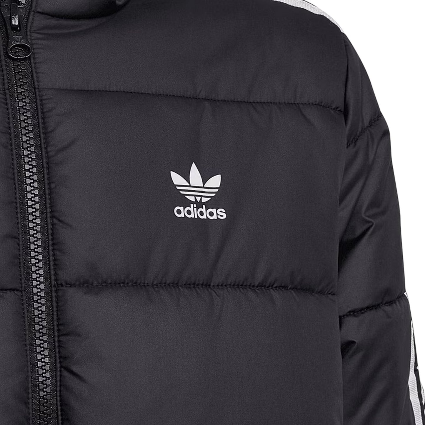 Black - Pack Shot - Adidas Childrens-Kids Padded Jacket