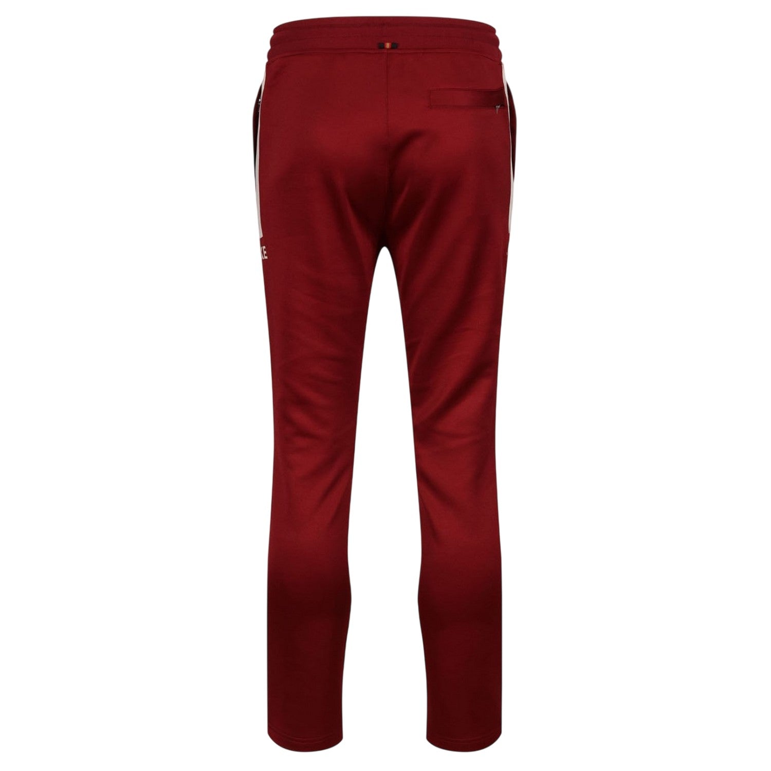 Blood Red - Back - Luke Mens Edin Side Stripe Straight Joggers