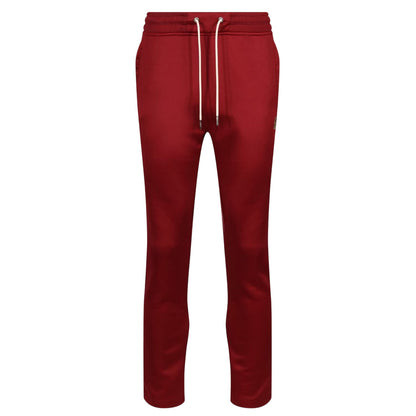 Blood Red - Front - Luke Mens Edin Side Stripe Straight Joggers