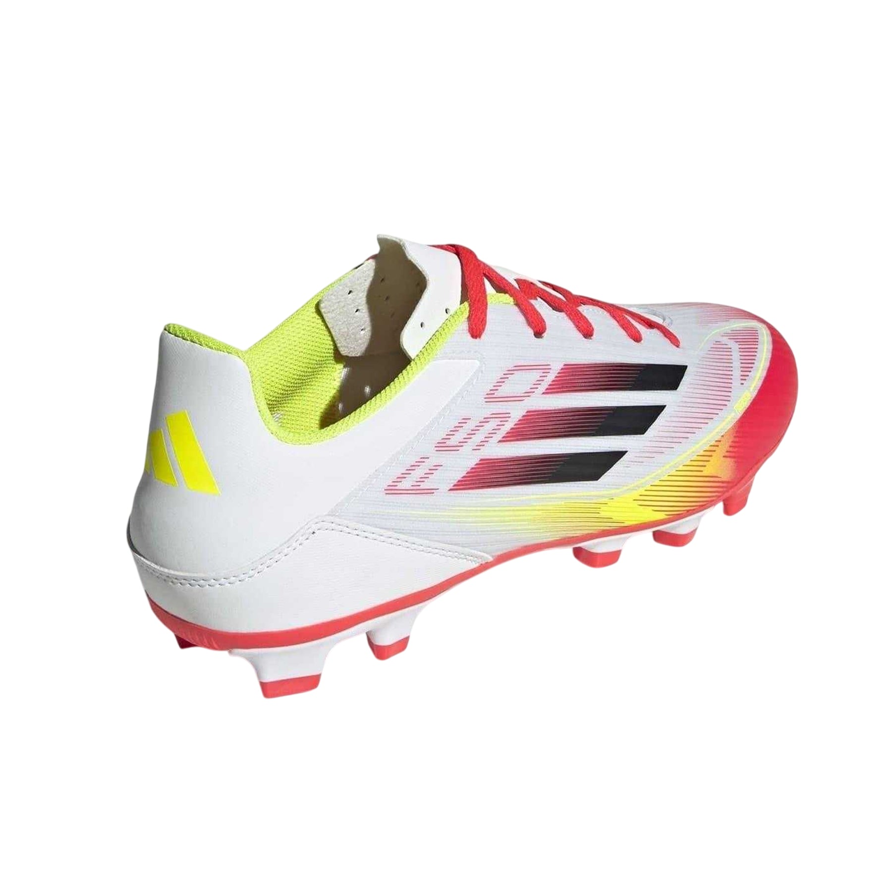 White-Red - Back - Adidas Mens F50 Club Regular Firm Ground Football Boots