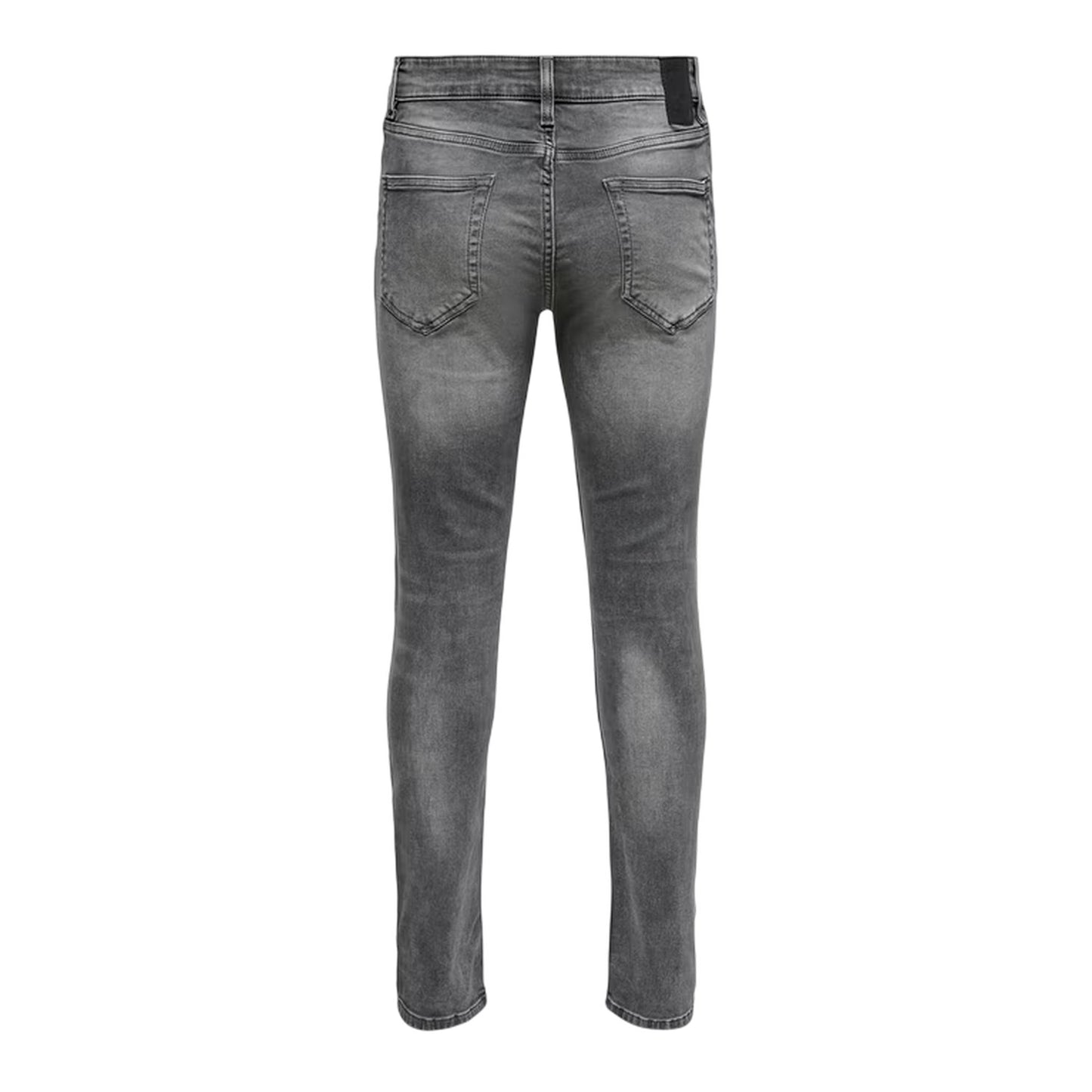 Grey - Back - Only Mens 5 Pockets Slim Jeans