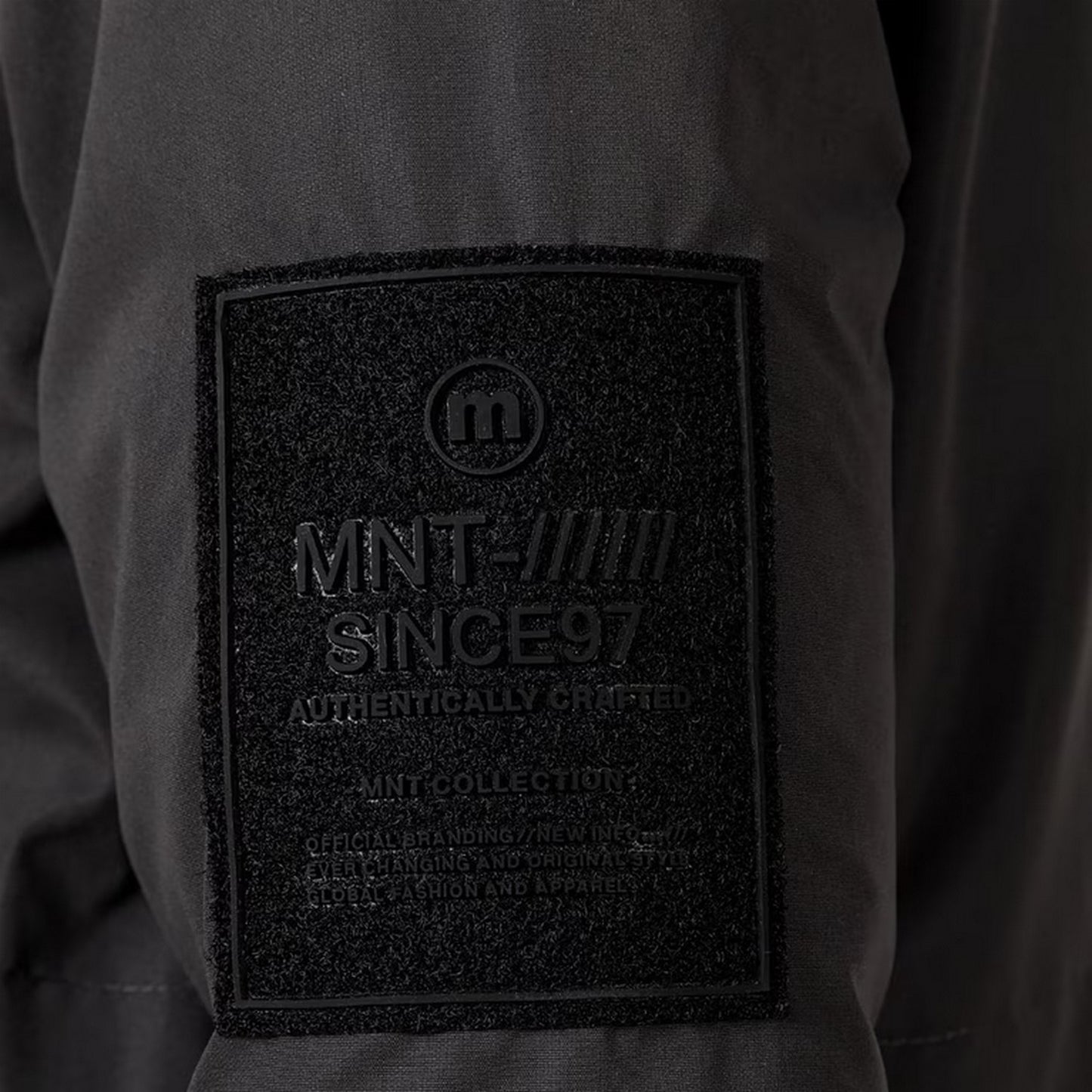 Charcoal - Side - Minoti Childrens-Kids Utility Insulated Parka
