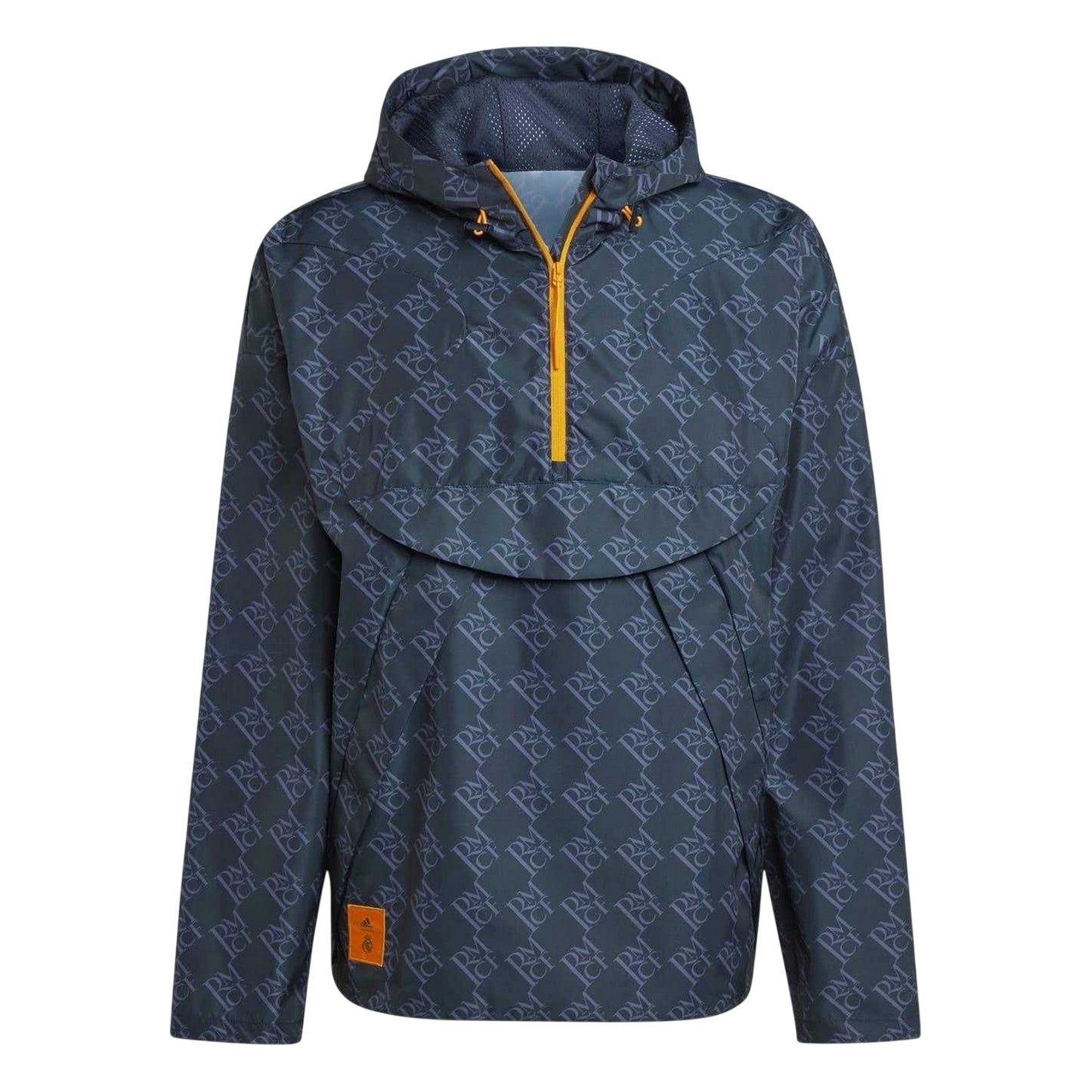 Night Navy - Front - Adidas Mens Real Madrid Seasonal Monogram Anorak