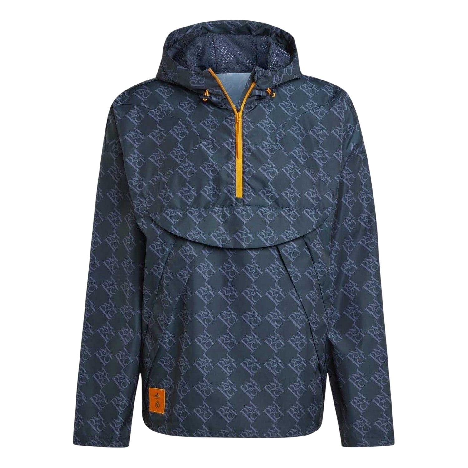 Night Navy - Front - Adidas Mens Real Madrid Seasonal Monogram Anorak