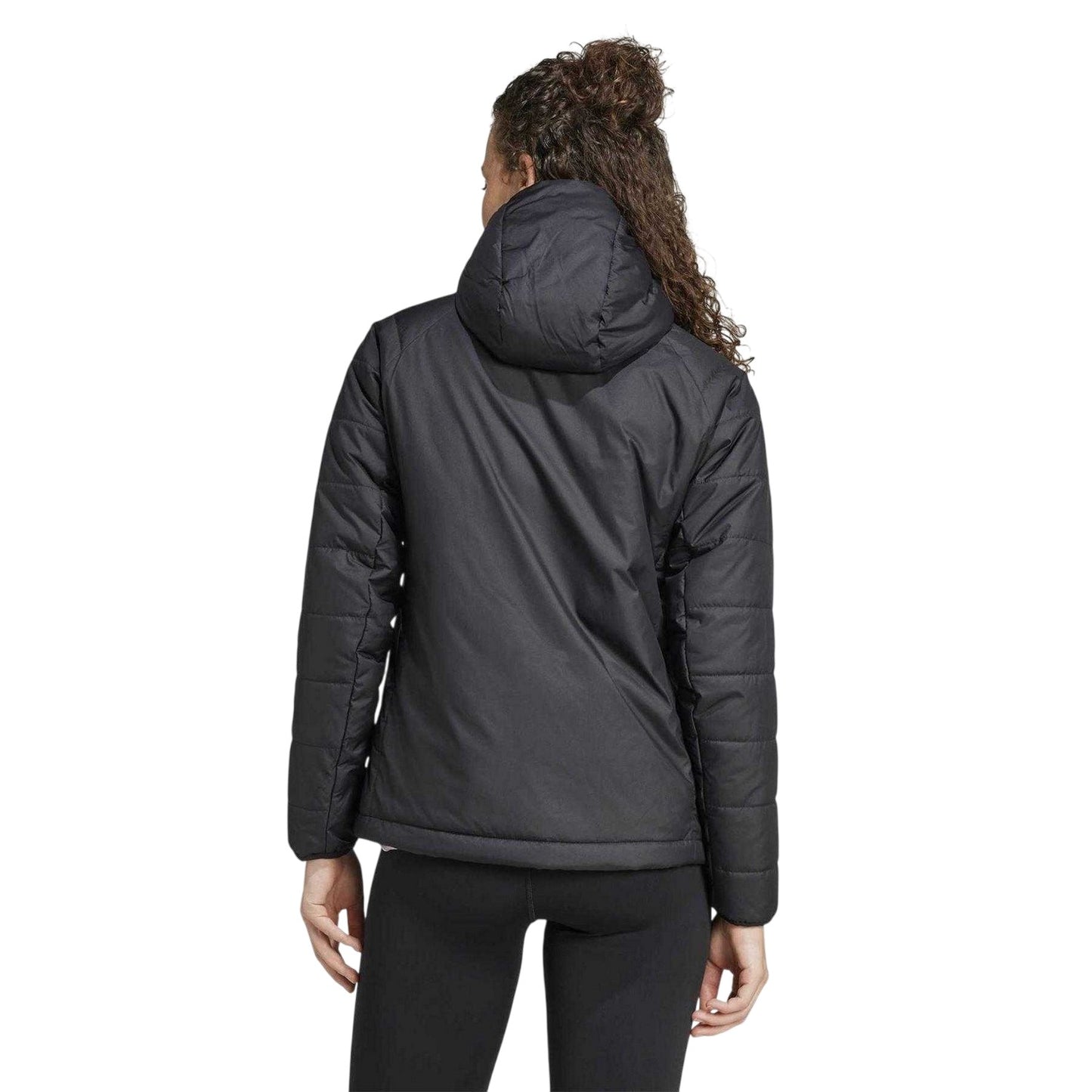 Black - Back - Adidas Womens-Ladies Terrex Insulated Puffer Jacket