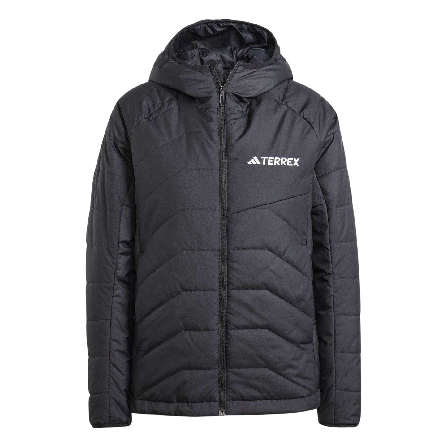 Black - Front - Adidas Womens-Ladies Terrex Insulated Puffer Jacket