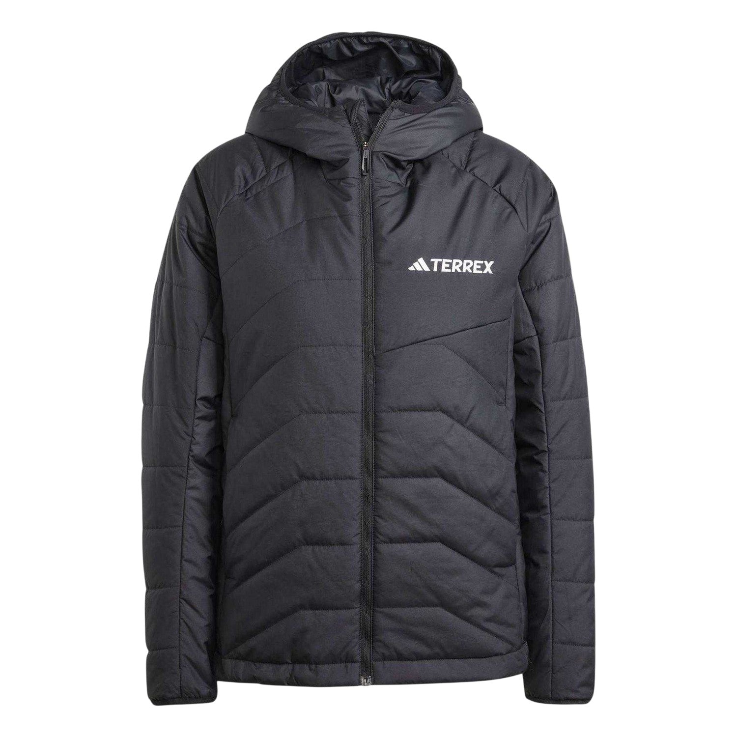 Black - Front - Adidas Womens-Ladies Terrex Insulated Puffer Jacket