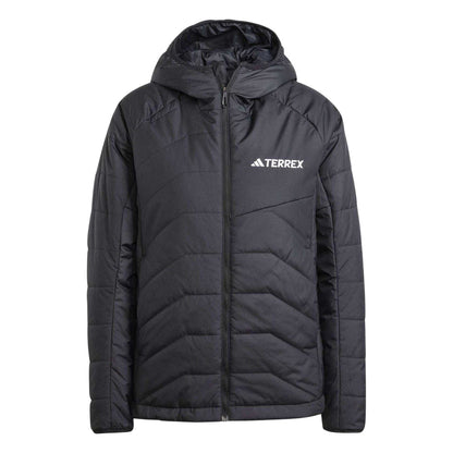 Black - Front - Adidas Womens-Ladies Terrex Insulated Puffer Jacket