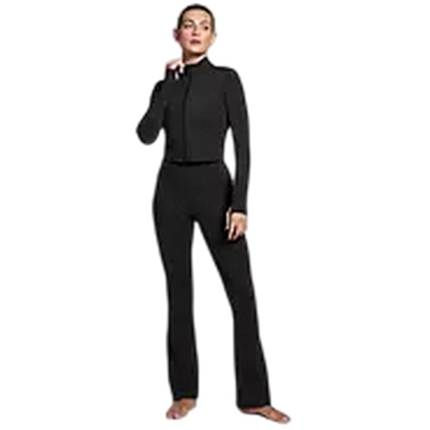 Black - Lifestyle - MyProtein Womens-Ladies Tempo Plain Running Jacket