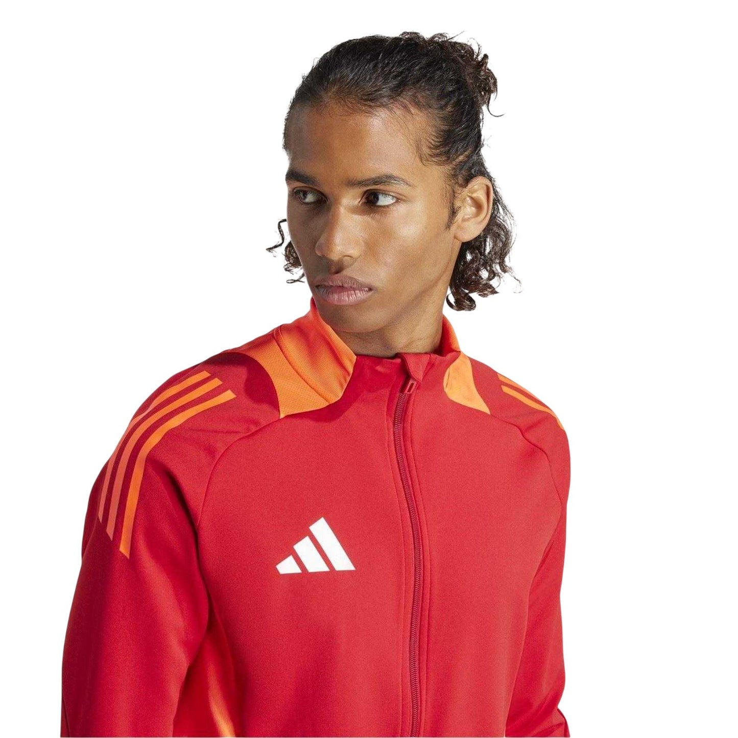 Team Power Red - Side - Adidas Mens Tiro 24 Competition Tracksuit Top