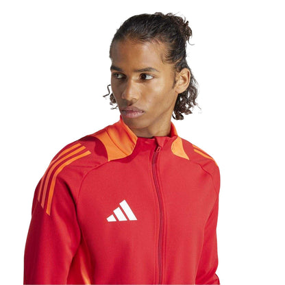 Team Power Red - Side - Adidas Mens Tiro 24 Competition Tracksuit Top