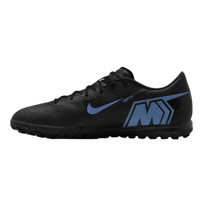 Black-Blue - Side - Nike Mens Mercurial Artificial Ground Football Boots