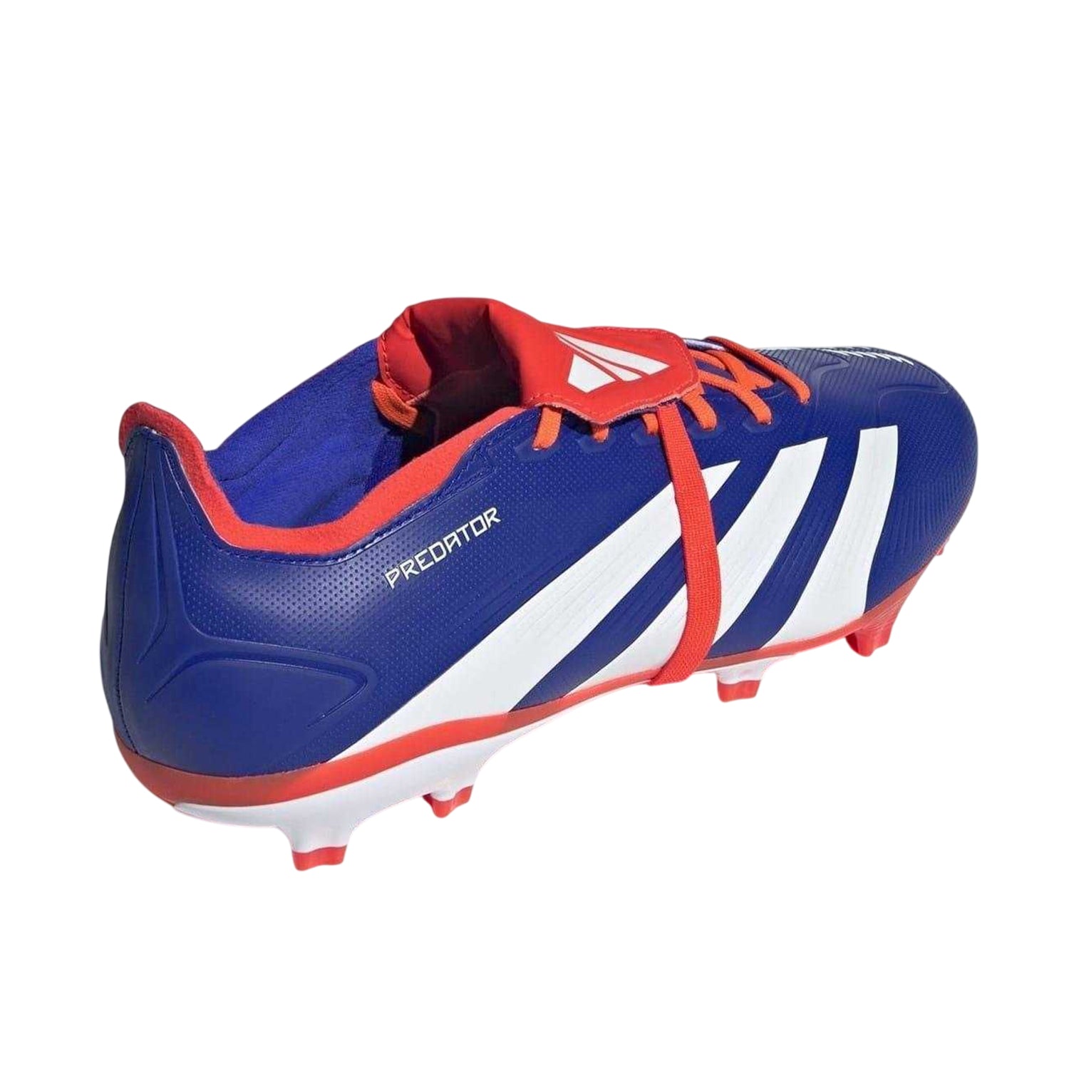 Blue-White-Red - Back - Predator Mens Predator League Folded Tongue Firm Ground Football Boots