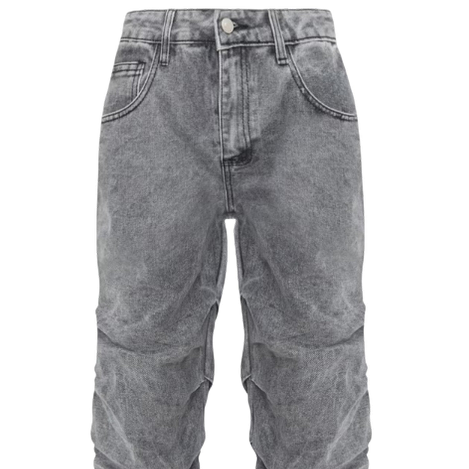 Black - Side - I Saw It First Womens-Ladies Ruched Straight Jeans
