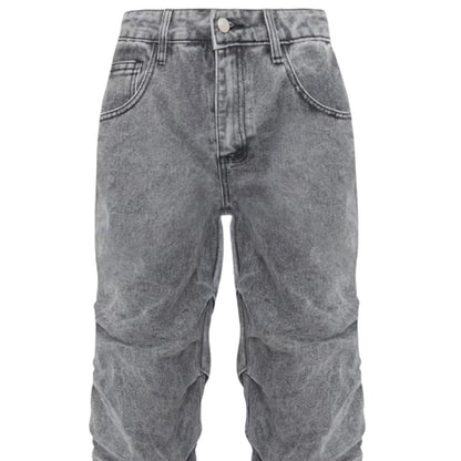 Black - Side - I Saw It First Womens-Ladies Ruched Straight Jeans