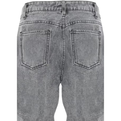 Black - Lifestyle - I Saw It First Womens-Ladies Ruched Straight Jeans