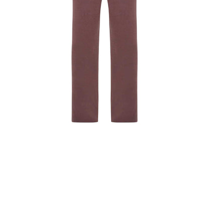 Brown - Side - I Saw It First Womens-Ladies Plain Wide Leg Trousers