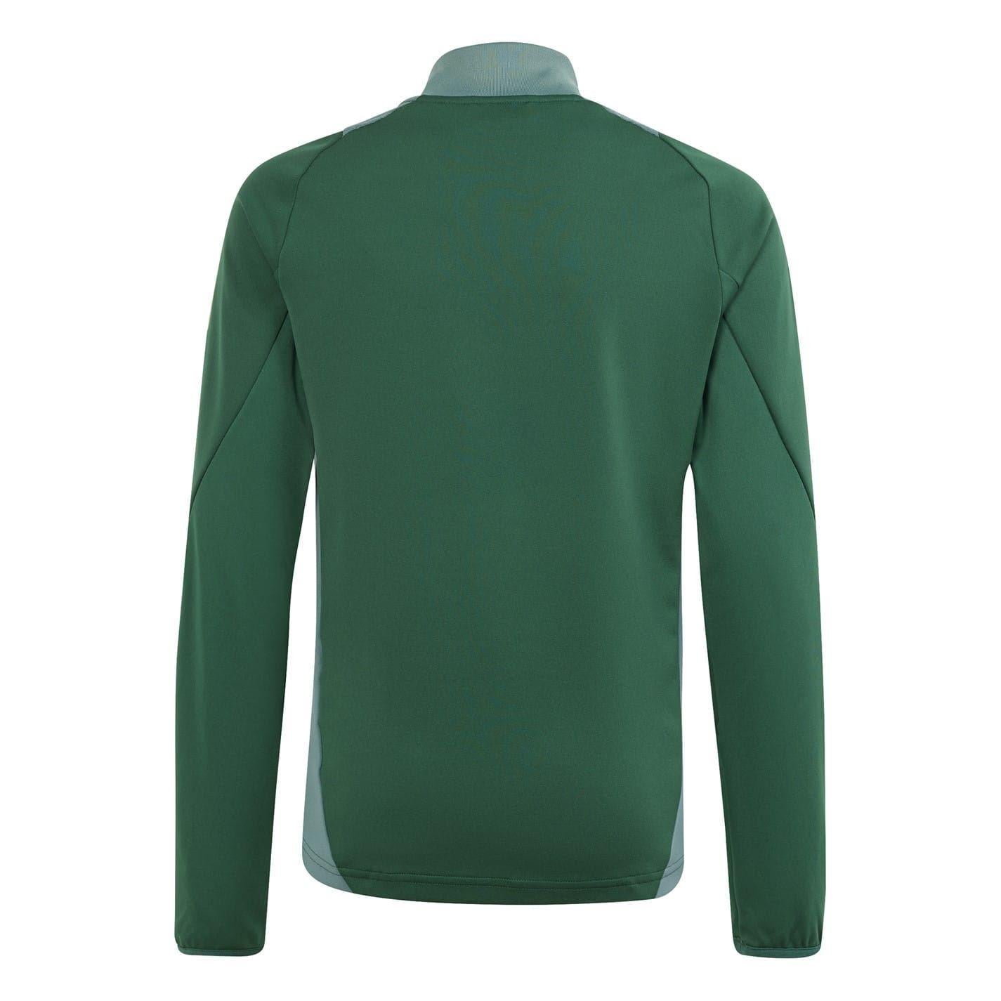 Dark Green - Back - Adidas Childrens-Kids Tiro 24 Competition Tracksuit Top