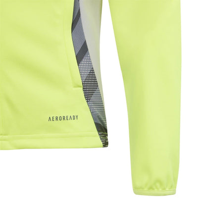 Solar Yellow - Lifestyle - Adidas Childrens-Kids Tiro 24 Competition Tracksuit Top