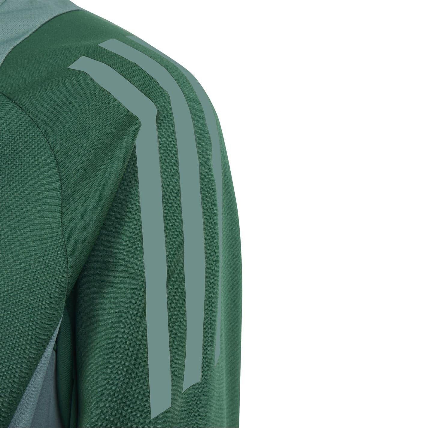 Dark Green - Lifestyle - Adidas Childrens-Kids Tiro 24 Competition Tracksuit Top