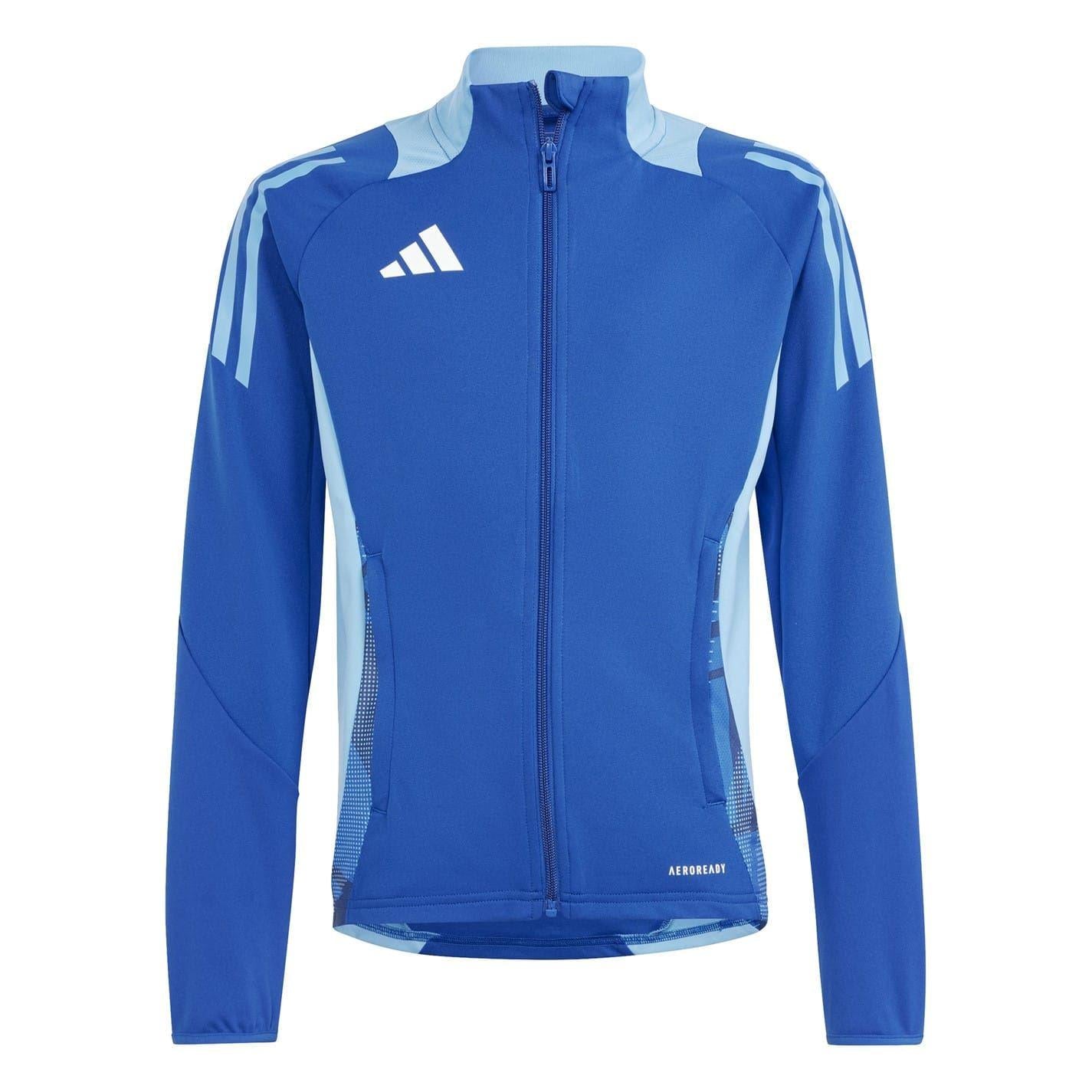 Royal Blue - Front - Adidas Childrens-Kids Tiro 24 Competition Tracksuit Top