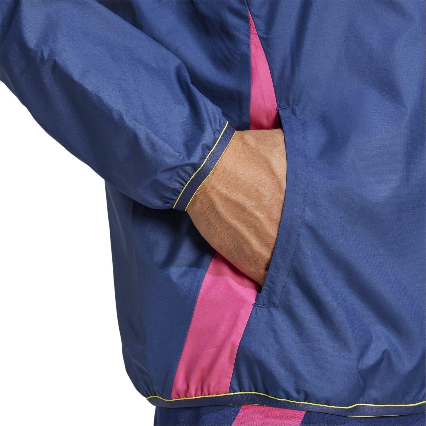 Dark Blue-Yellow - Lifestyle - Adidas Mens Sweden FA Anthem Jacket