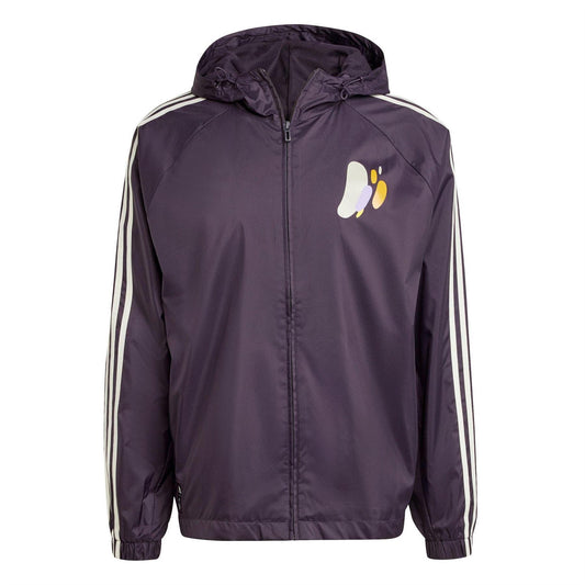 Aurora Black - Front - Adidas Mens Real Madrid Seasonal Water Resistant Anorak