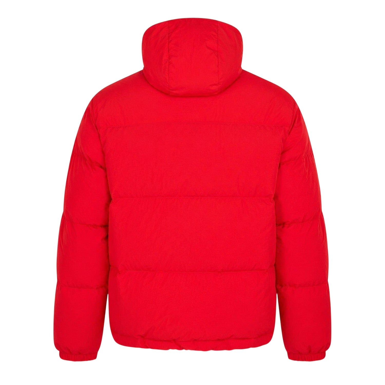 Red - Back - Lacoste Mens Heavyweight Quilted Puffer Jacket