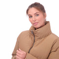Beige - Side - Only Womens-Ladies Dolly Short Puffer Jacket