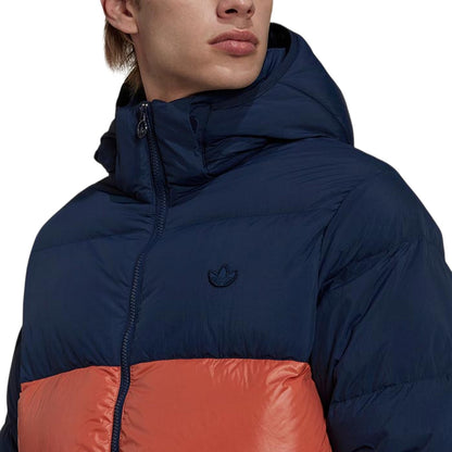 Indigo - Side - Adidas Mens Originals Puffer Jacket