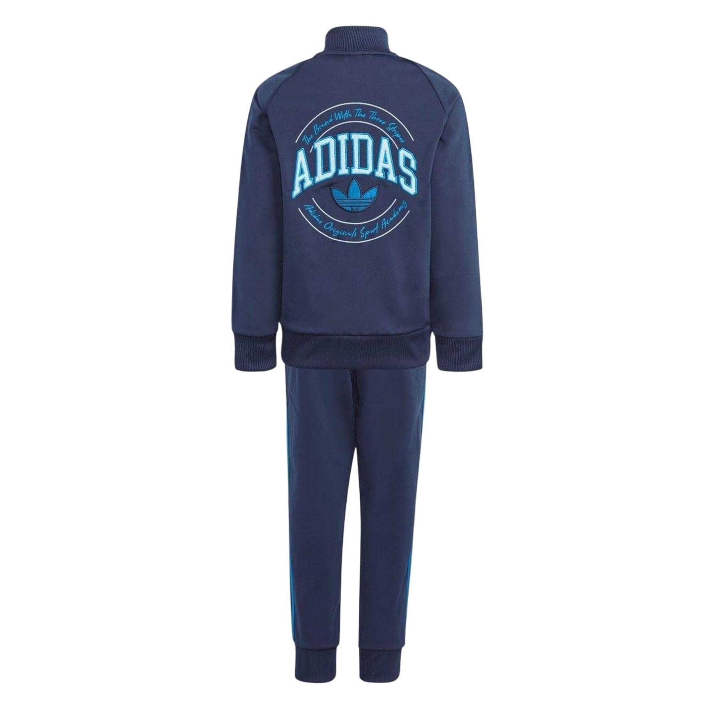 Indigo - Back - Adidas Childrens-Kids Superstar Varsity Tracksuit Set
