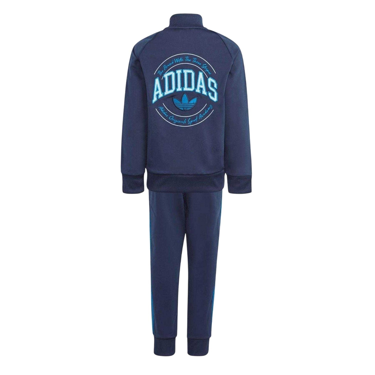 Indigo - Back - Adidas Childrens-Kids Superstar Varsity Tracksuit Set