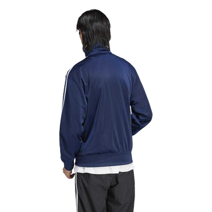 Indigo - Back - Adidas Mens Originals Firebird Tailored Tracksuit Top