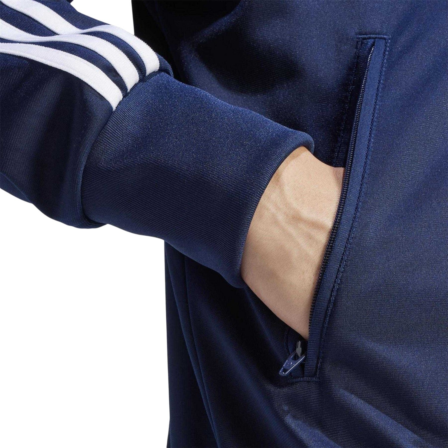 Indigo - Side - Adidas Mens Originals Firebird Tailored Tracksuit Top