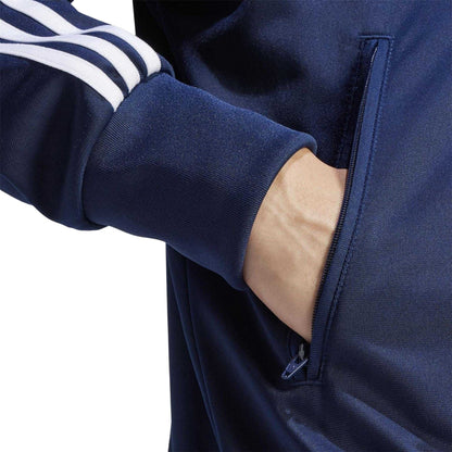 Indigo - Side - Adidas Mens Originals Firebird Tailored Tracksuit Top