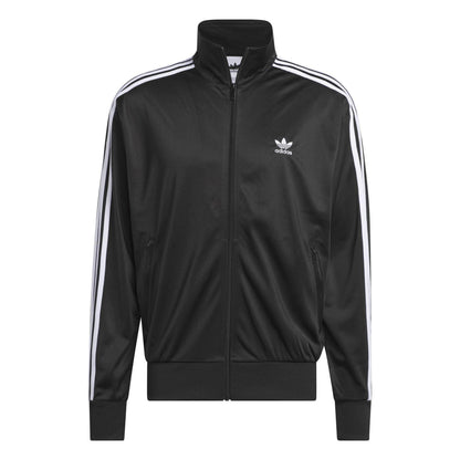 Black-White - Front - Adidas Mens Originals Firebird Tailored Tracksuit Top