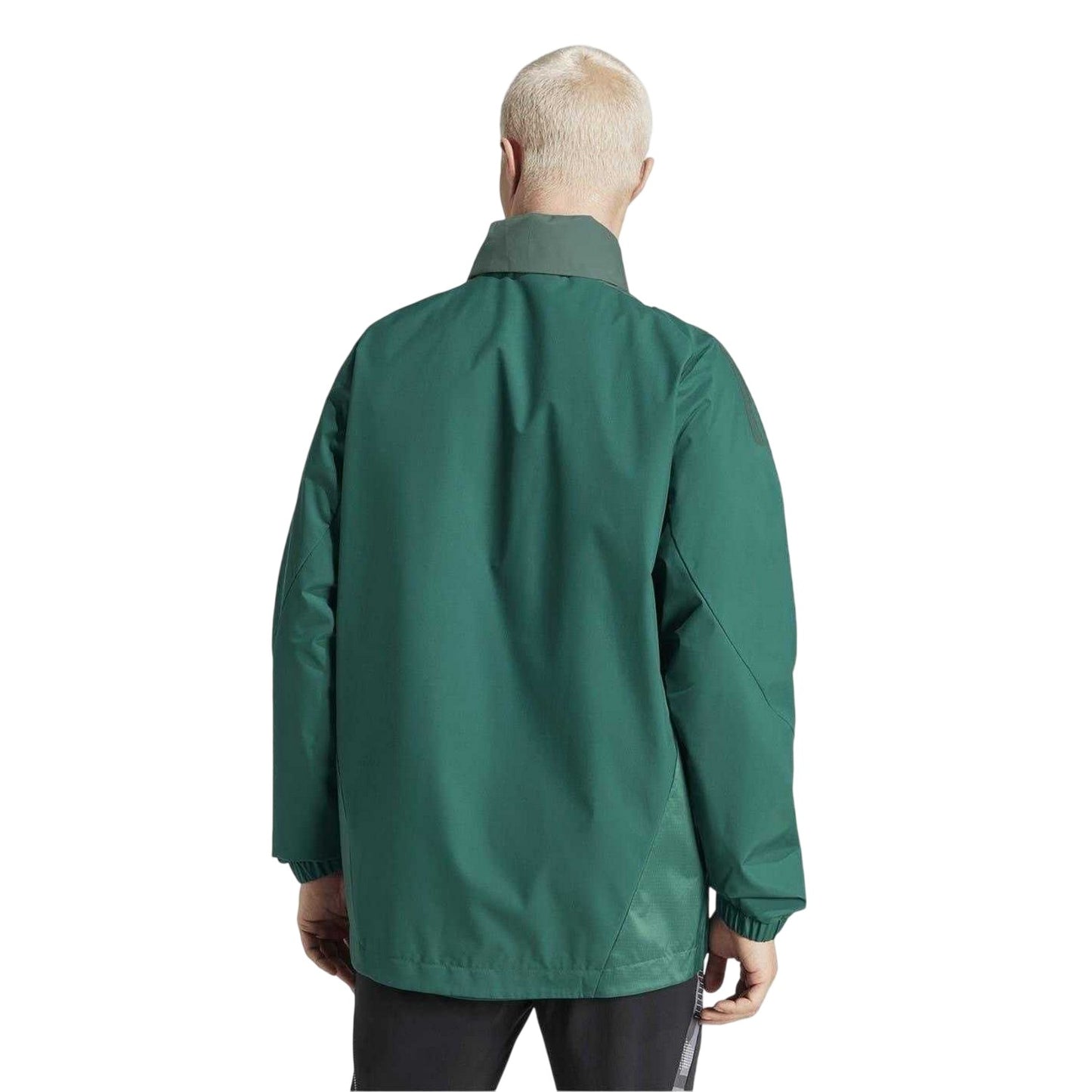 Dark Green - Back - Adidas Mens Tiro 24 Anorak