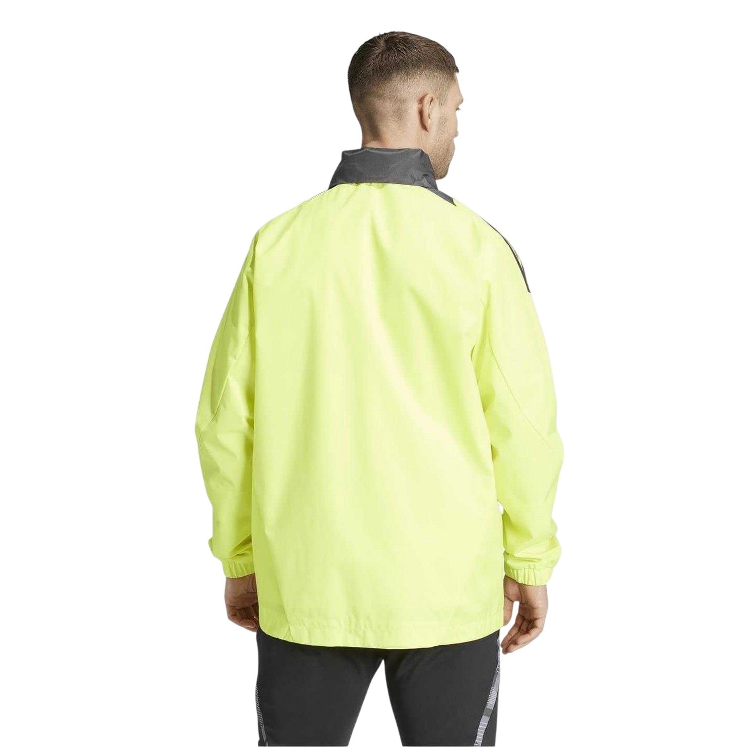 Solar Yellow - Back - Adidas Mens Tiro 24 Anorak