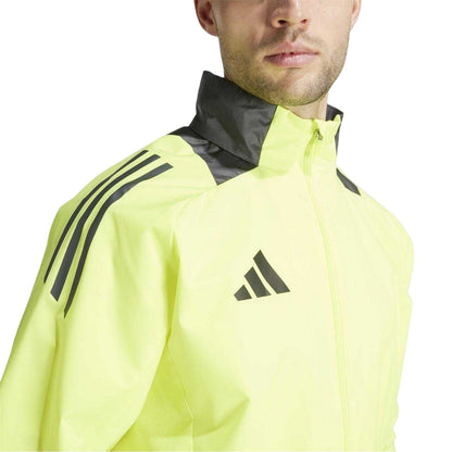 Solar Yellow - Side - Adidas Mens Tiro 24 Anorak