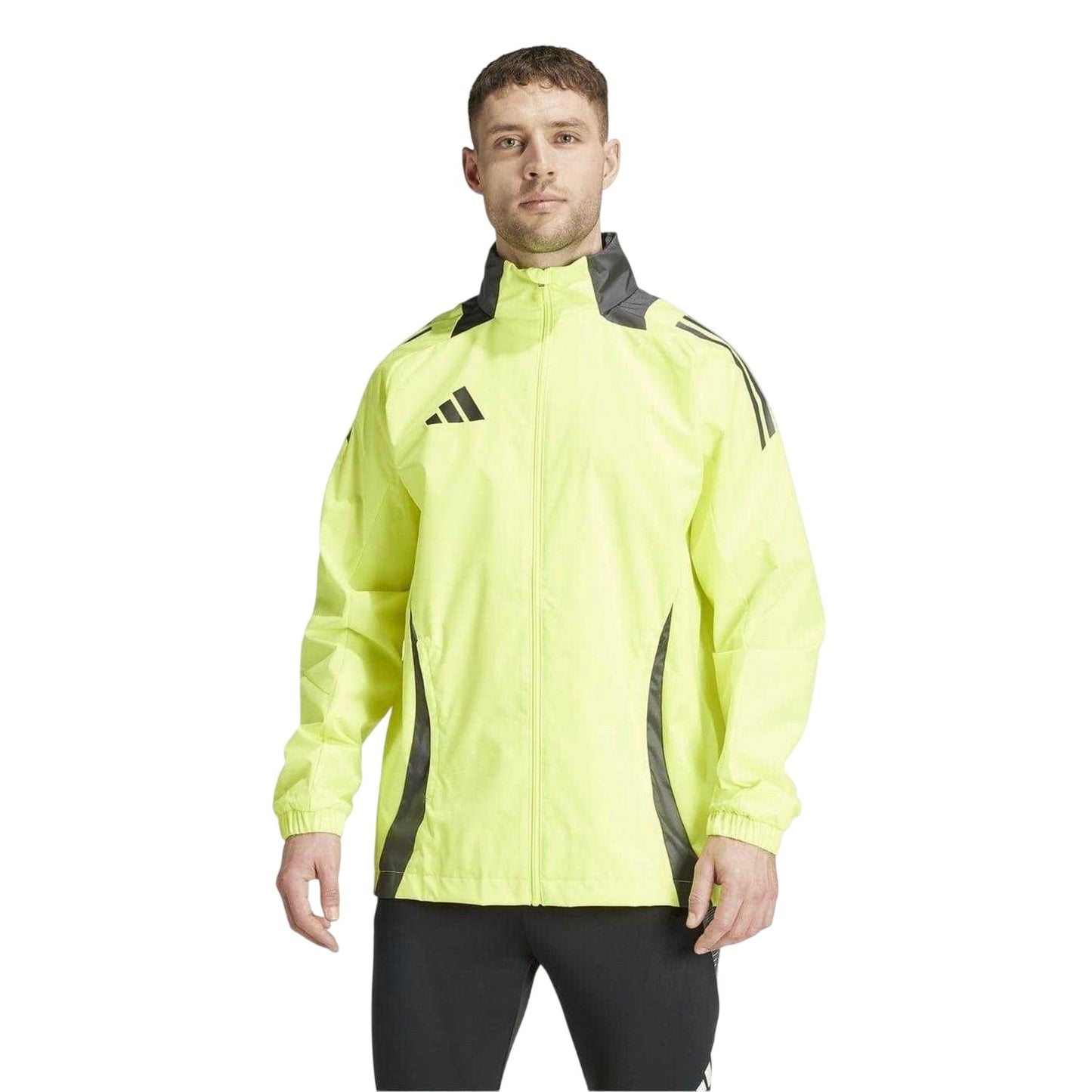 Solar Yellow - Pack Shot - Adidas Mens Tiro 24 Anorak