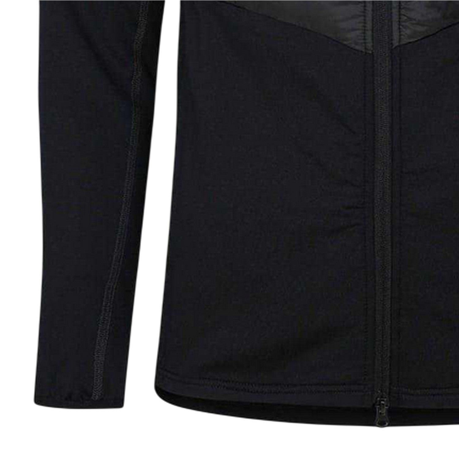 Black - Lifestyle - Umbro Mens Fleece Hybrid Jacket