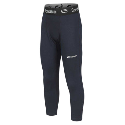 Navy - Side - Sondico Boys 3-4 Tights