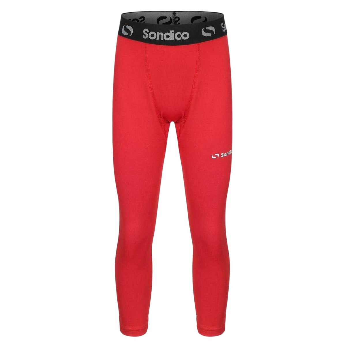 Red - Front - Sondico Boys 3-4 Tights