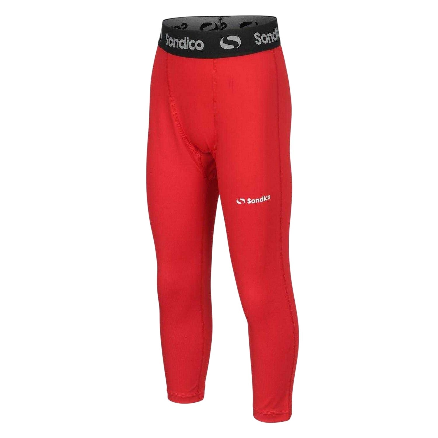 Red - Side - Sondico Boys 3-4 Tights