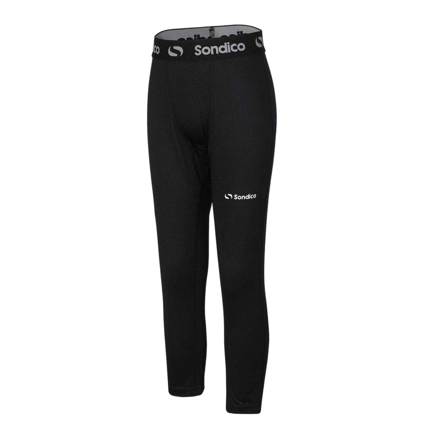 Black - Side - Sondico Boys 3-4 Tights