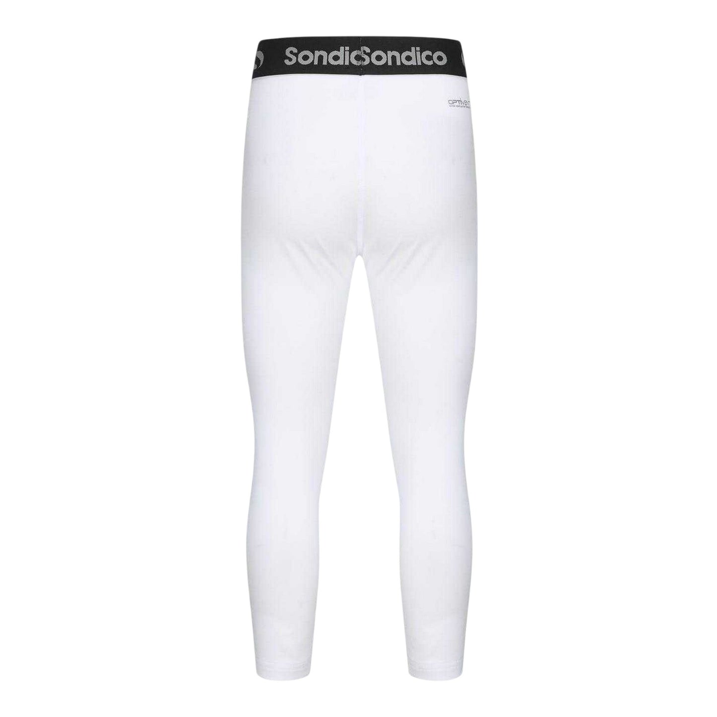 White - Back - Sondico Boys 3-4 Tights