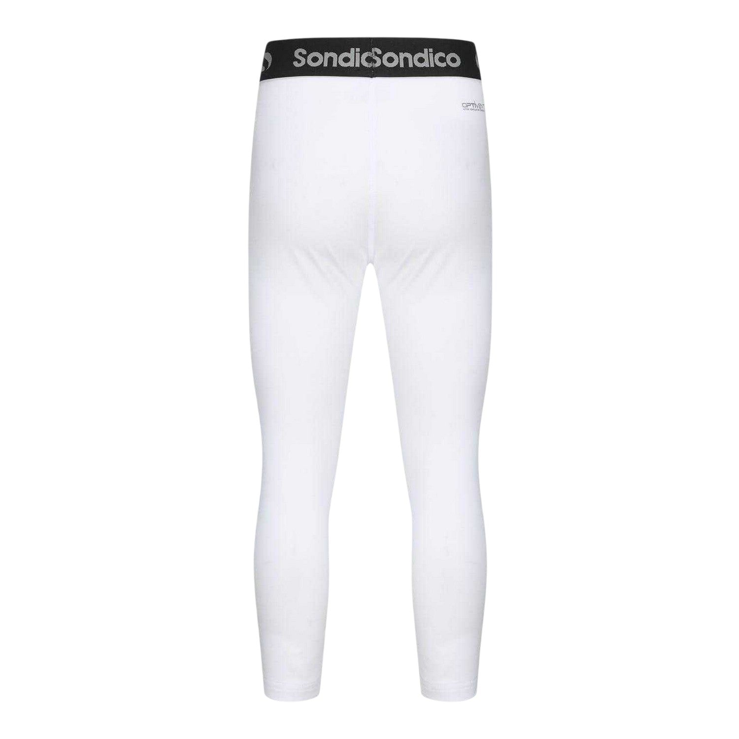 White - Back - Sondico Boys 3-4 Tights