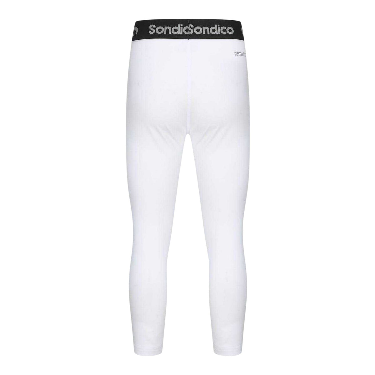 White - Back - Sondico Boys 3-4 Tights