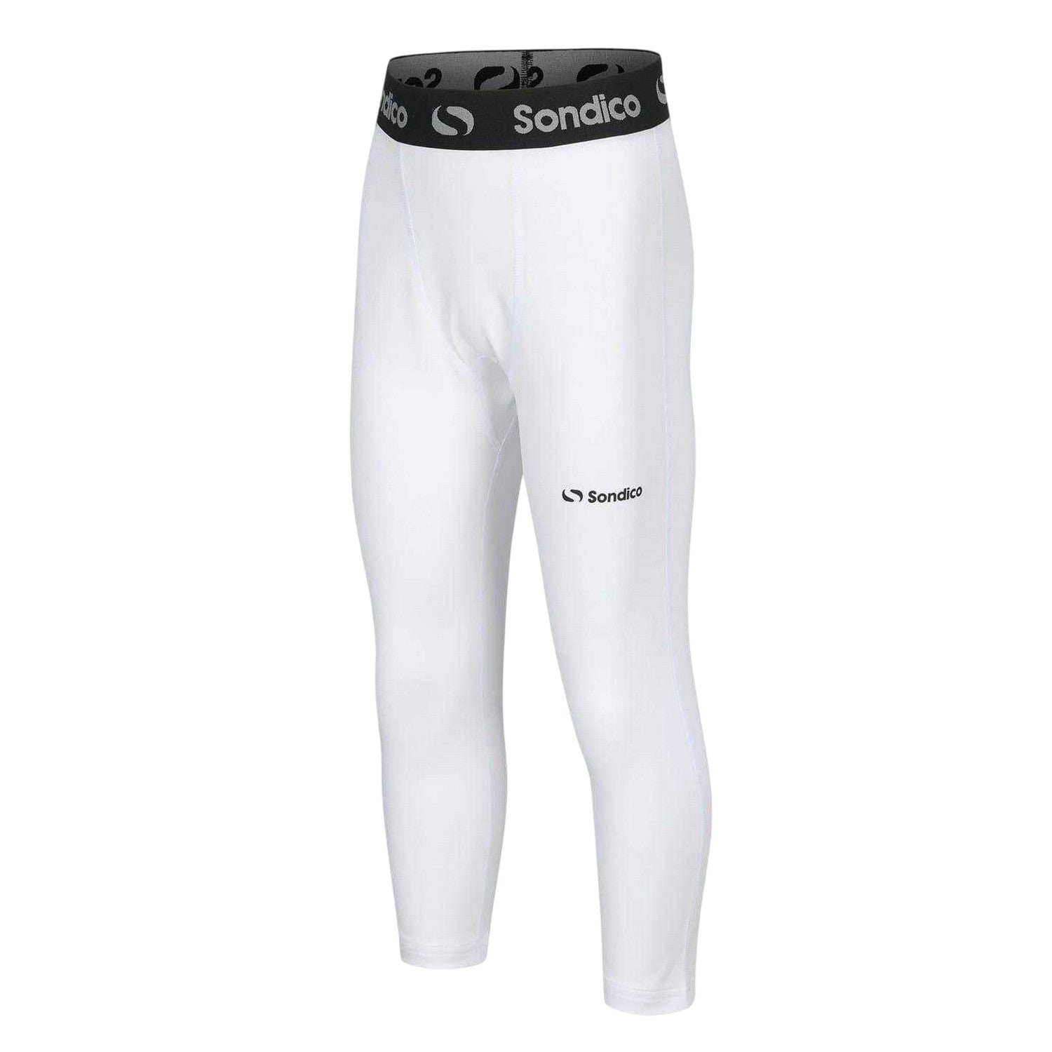 White - Side - Sondico Boys 3-4 Tights